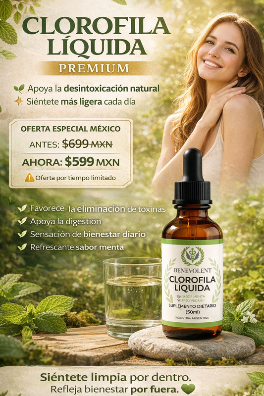 Clorofila Benevolent® || Bienestar natural que se nota