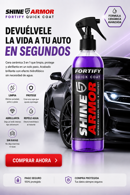 Shine ArmorMax™–Encera, abrillanta y da nueva vida a tu auto