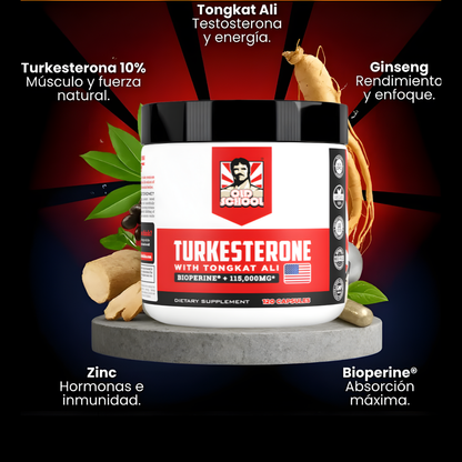 Turkesterone Pure Strength™- Inspirado en la suplementación tradicional y efectiva