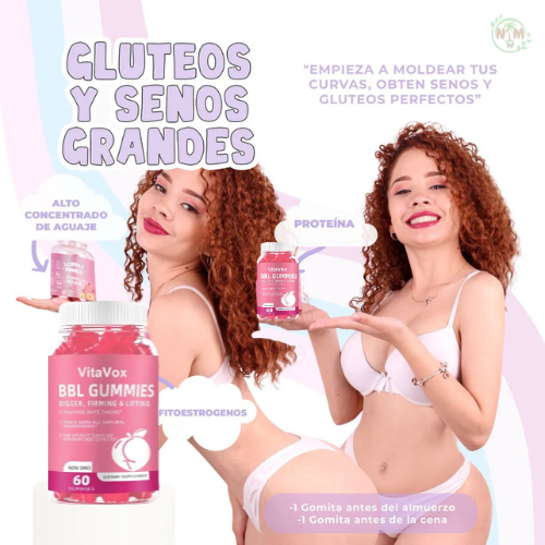 🍑 Curvy Gummies™ | El Secreto Natural para unas Curvas de Ensueño