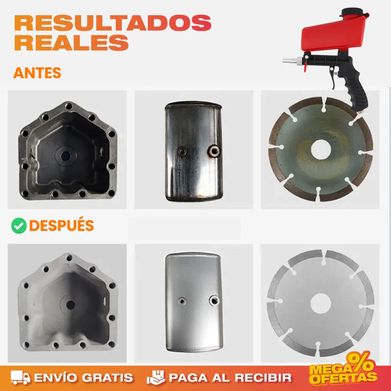 SandForce™ Pistola chorro de arena quita óxido