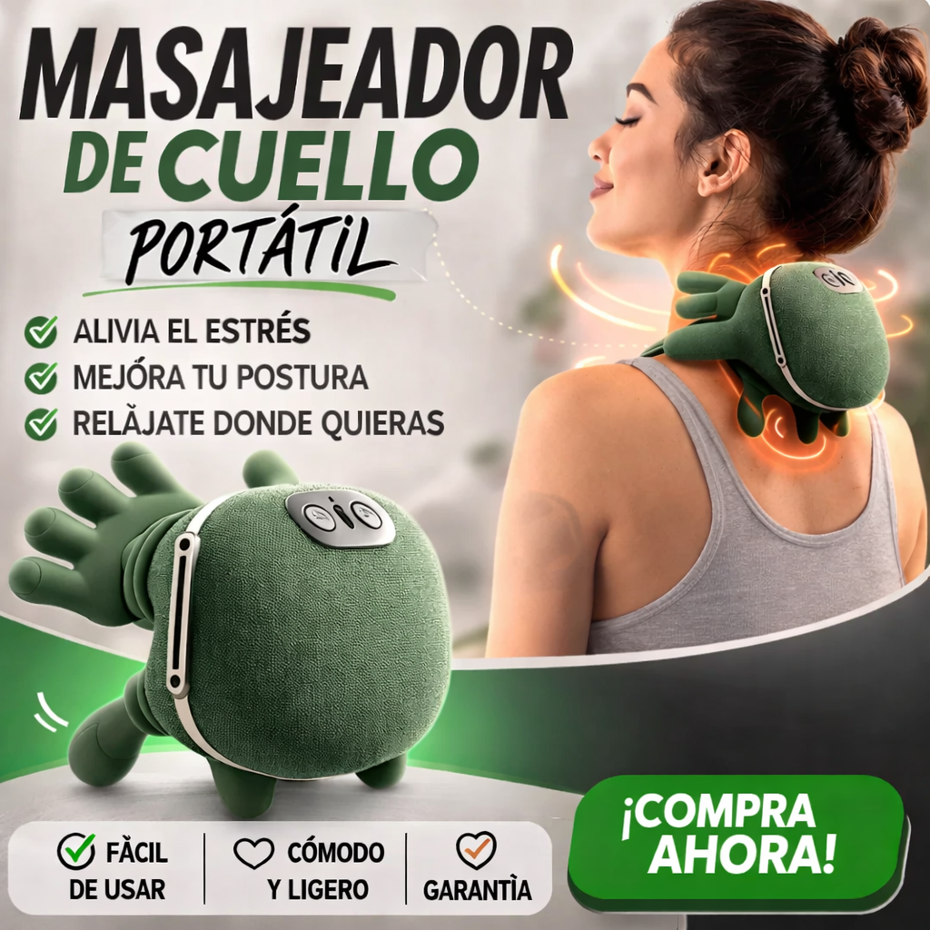 RelaxCerv™-Masajeador Electrico Con Dedos Portatil