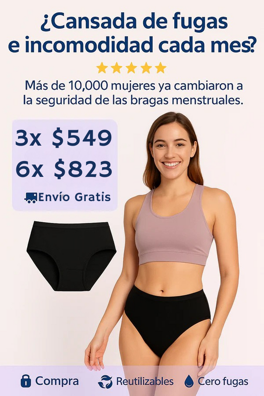 Comfort™ Braga Mestrual Confort combo X3 Piezas