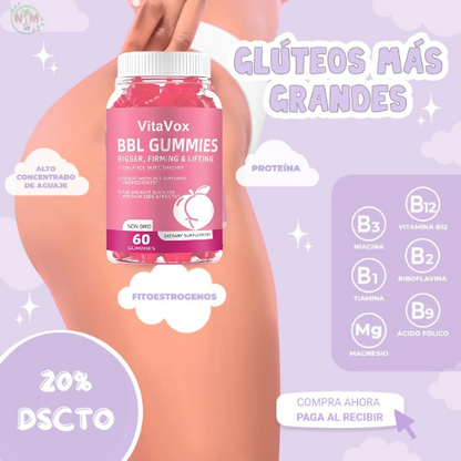 🍑 Curvy Gummies™ | El Secreto Natural para unas Curvas de Ensueño