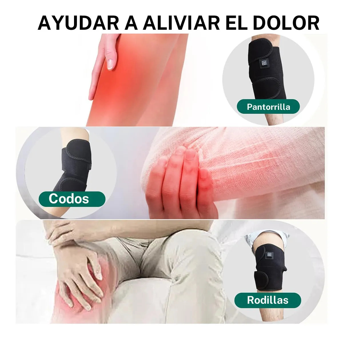 StabilKnee™- Rodilleras de compresión ajustables y térmicas
