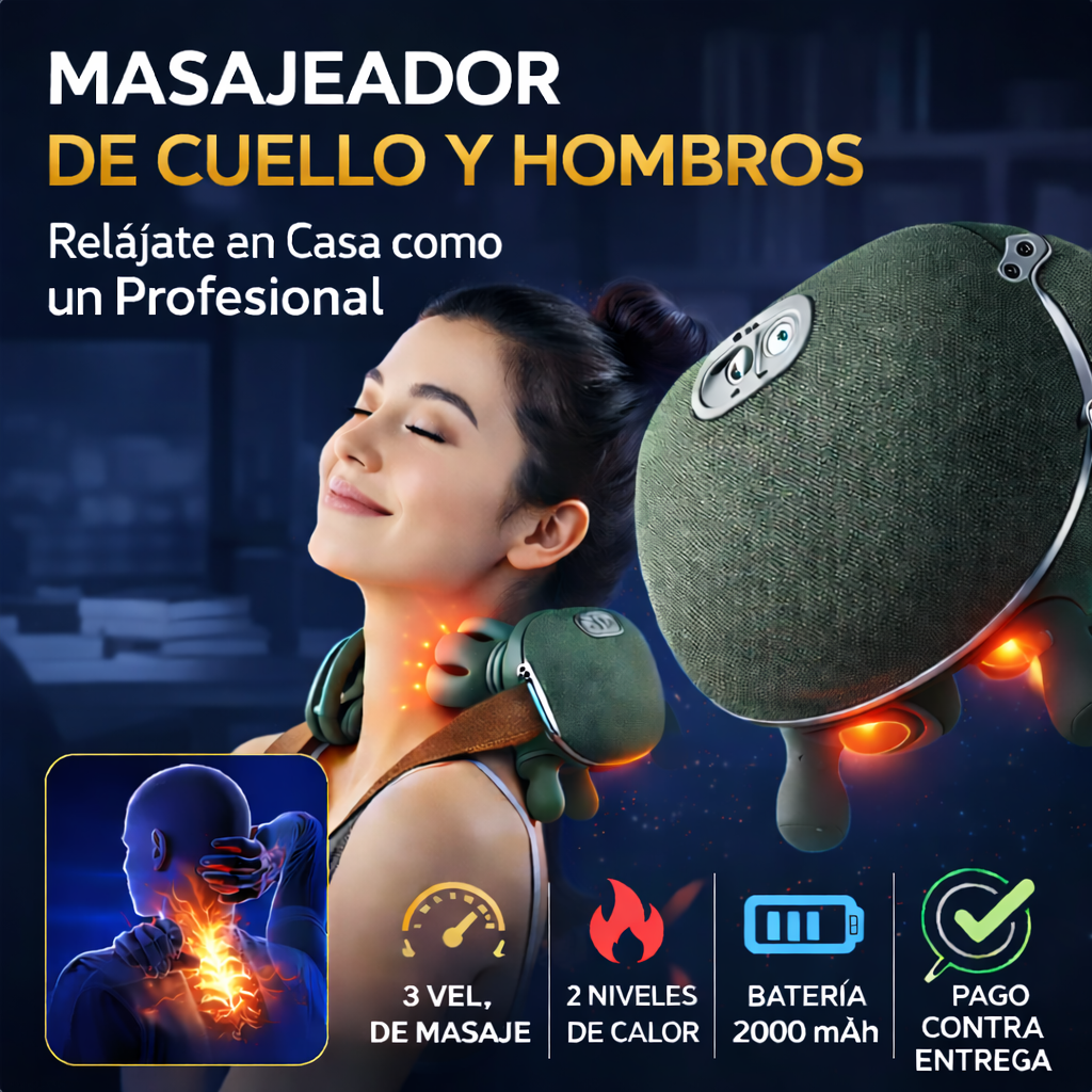 RelaxCerv™-Masajeador Electrico Con Dedos Portatil