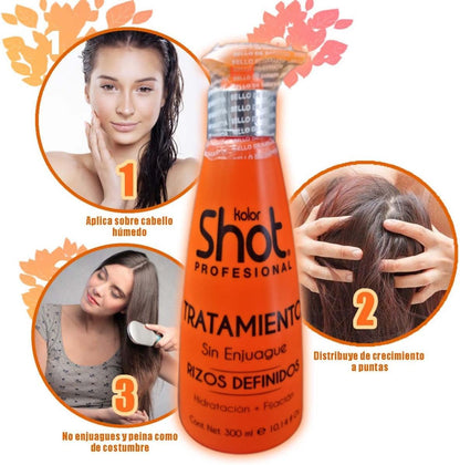 Kolor Shot® Kit  Rizos Definidos|| 2 piezas Mascarilla + Shampoo