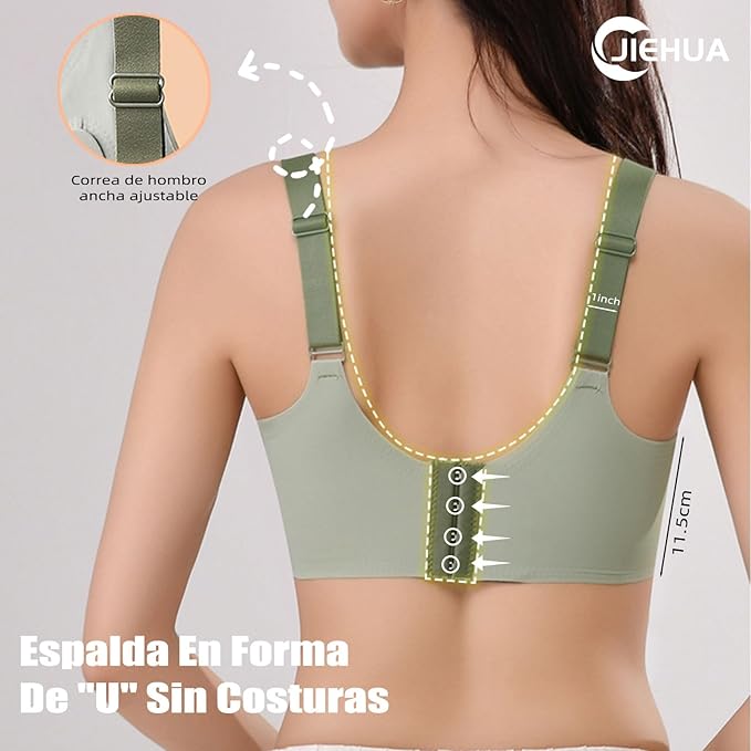 Mouny™ - Sujetador sin costuras - efecto moldeador con realce😍 | 🎁lleva 2 paga 1🎁