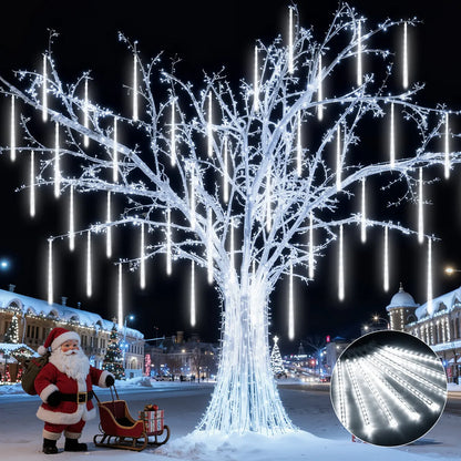 Serie Luces Led Navideñas Lluvia Meteoro para Decoración