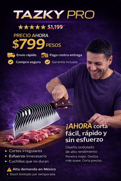 Tazky Pro™-Cuchillo Profesional Japones forjado a mano
