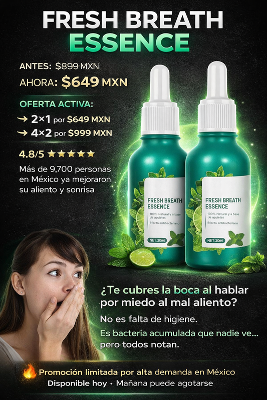 Essence™ Esencia bucal para mal aliento|| Oferta 2x1