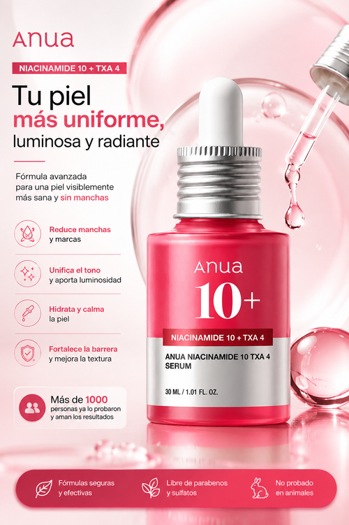 Anua® Luce una piel más uniforme, luminosa y radiante