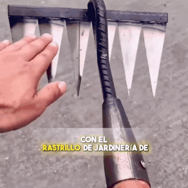 Iron Rake™ Rastrillo deshierbador hierro mejorado||No incluye el mango