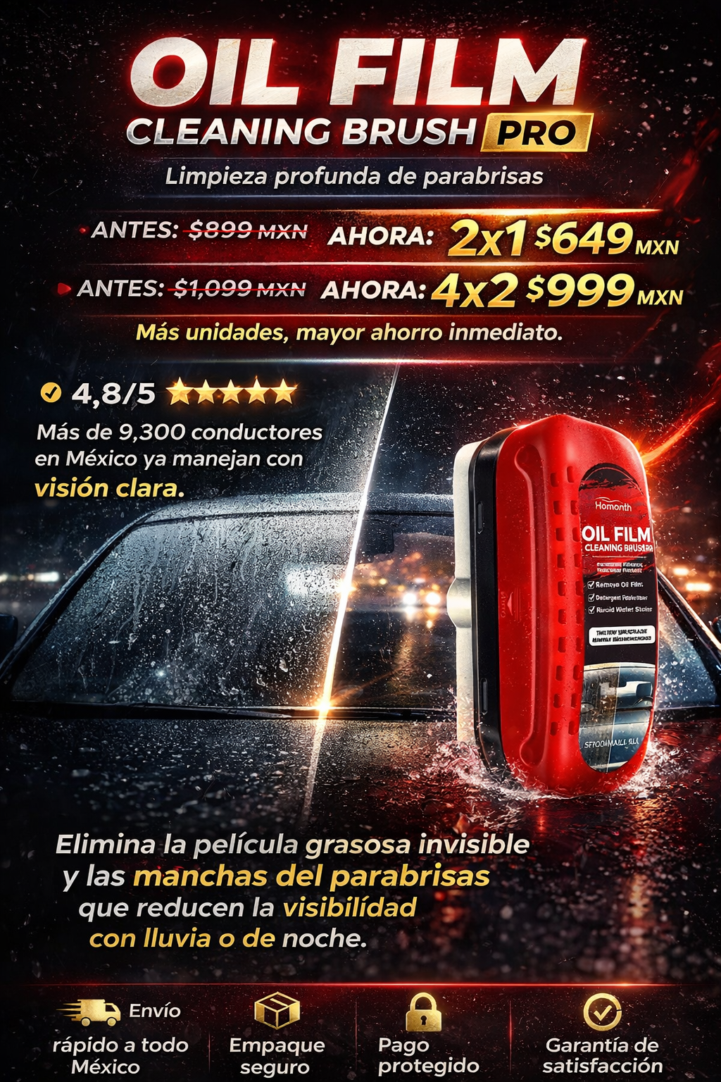Cleaning Brush™- Limpiador de Vidrio Profesional|| Oferta 2x1