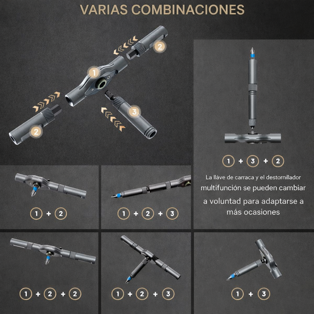 FixIt™ Kit 24|| set destornillador magnético 24 en 1 🔧