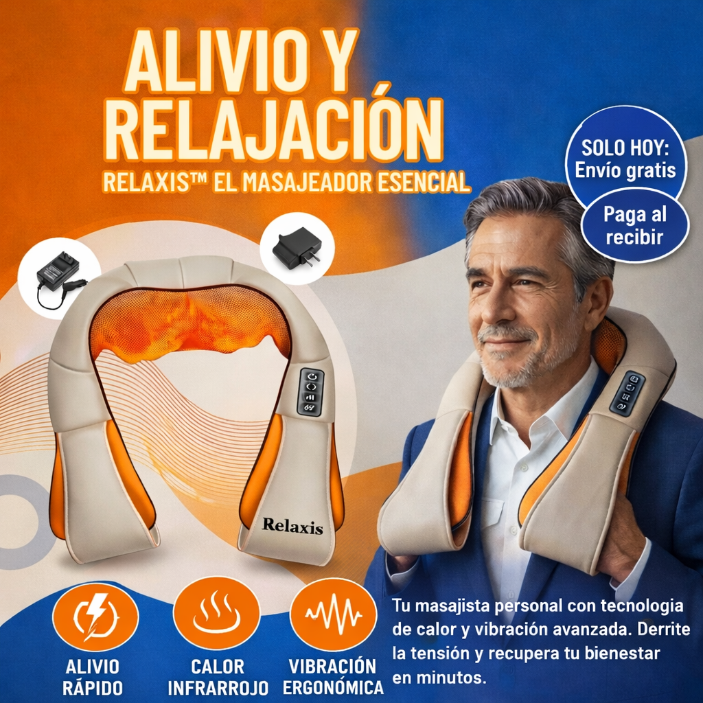 RelaxiPro™-Masajeador Inteligente Anti Estrés