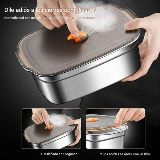 PureVault™ Contenedor de alimentos de acero inoxidable
