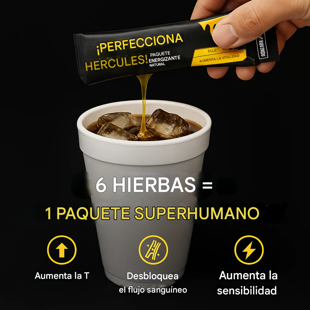 Hercules® Honey Sticks  solución perfecta para mantenerte activo