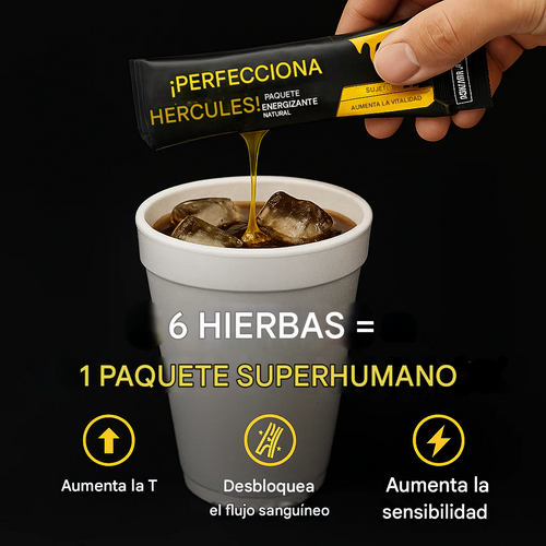 Hercules® Honey Sticks  solución perfecta para mantenerte activo