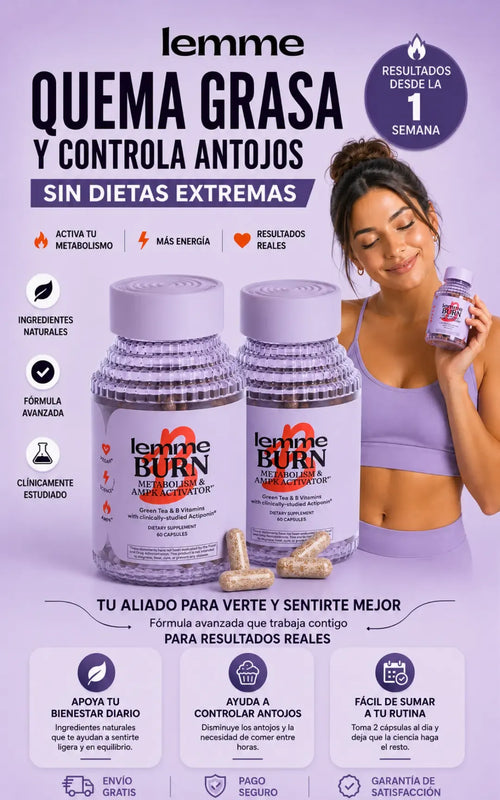 Lemme® Acelera metabolismo y quema grasa
