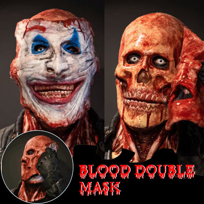 Máscara Desmontable Doble De Jack El Payaso Aterrador Halloween 2025