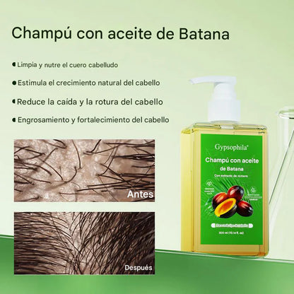 Shampoo BatanaPro™ – Para la caída del cabello y hazlo volver a crecer||🔥Promo 2 piezas🔥